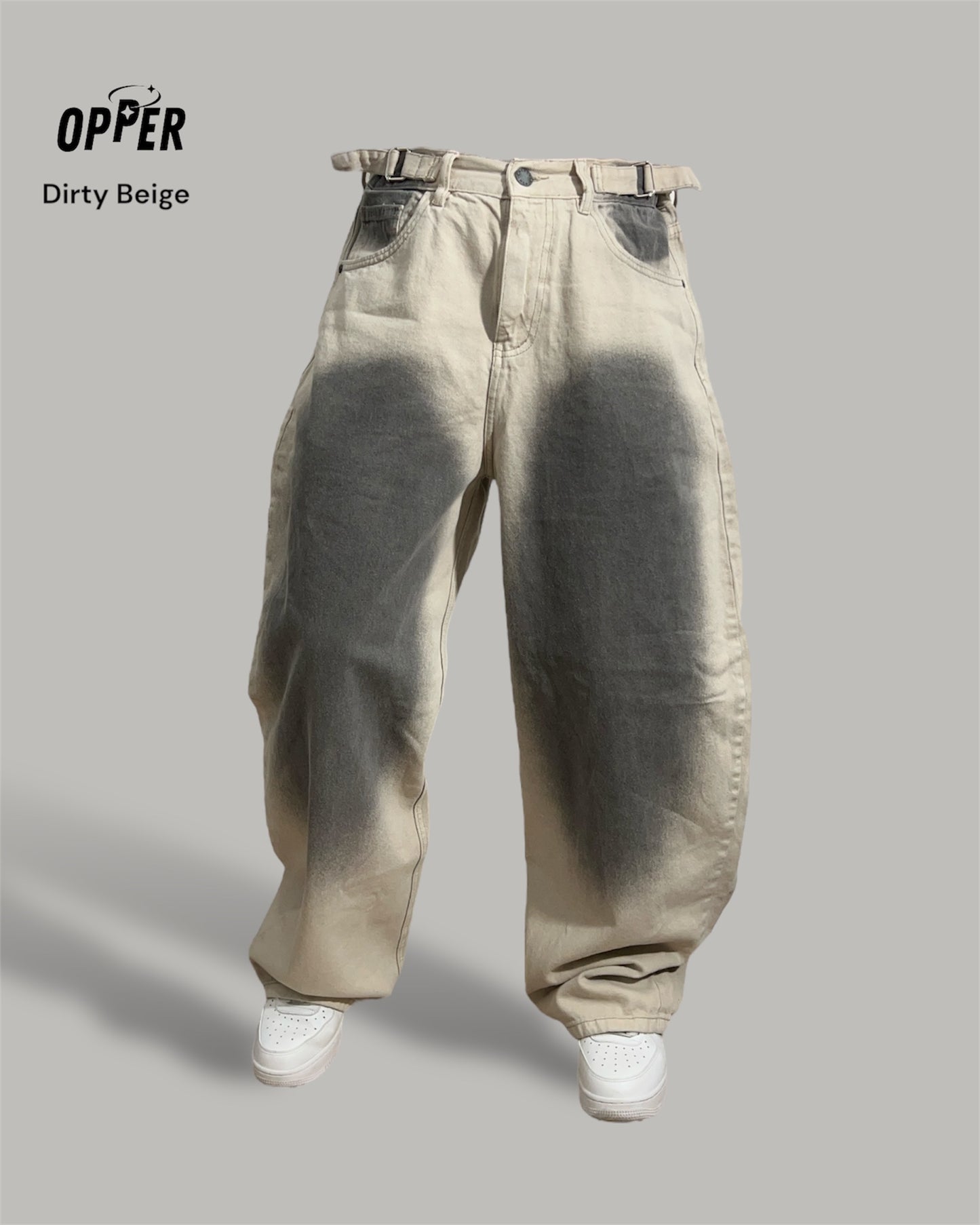 Baggy Jean Dirty Beige