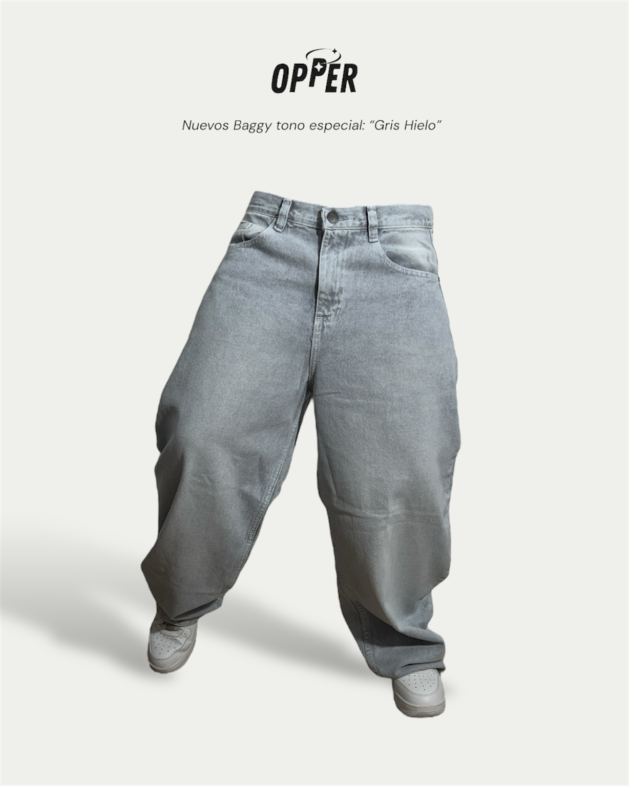 Baggy “Gris Hielo”