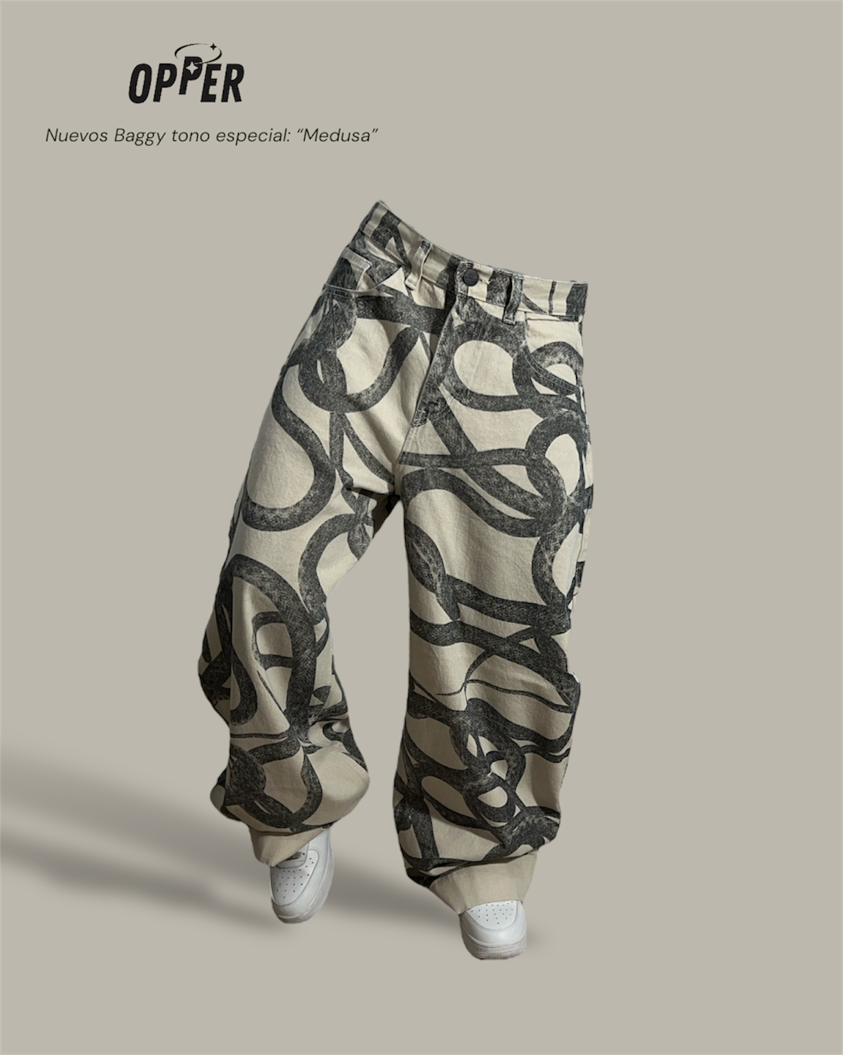 Baggy tono especial “Medusa”