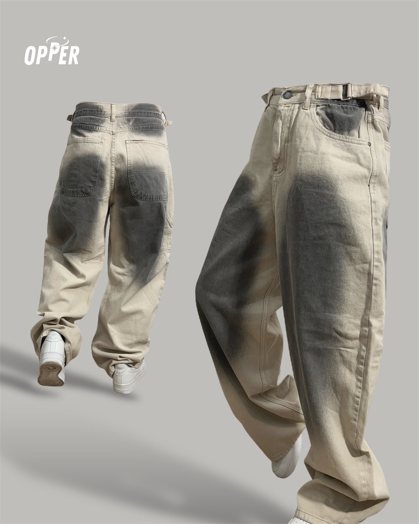 Baggy Jean Dirty Beige