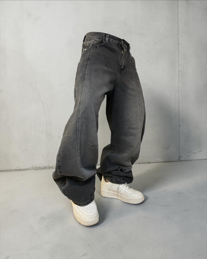 Súper Baggy Gris desgastado