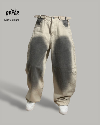 Baggy Jean Dirty Beige