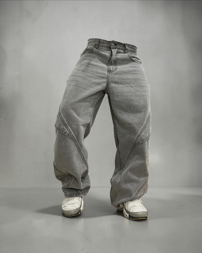 Baggy alas de ángel “Gris sólido”