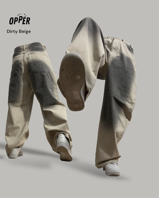 Baggy Jean Dirty Beige