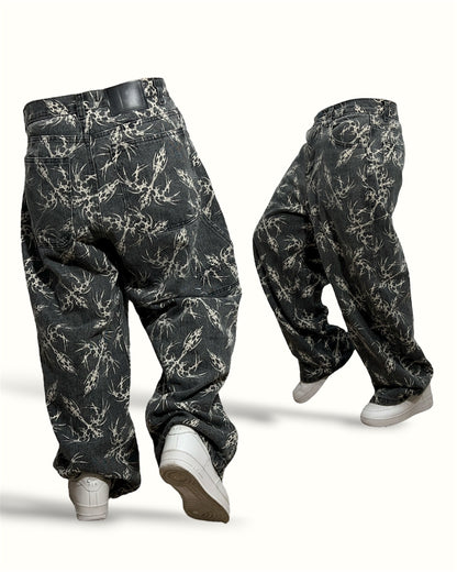 Baggy estampado: Spikes