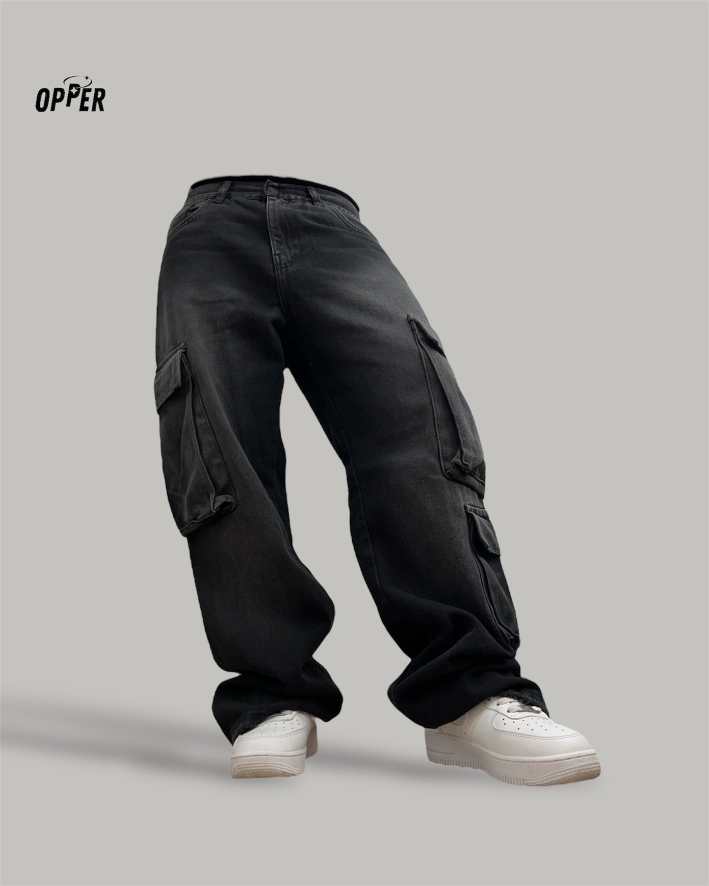Cargo Jean ringside 100% algodón| Gris volcano