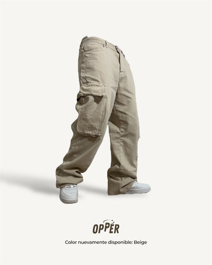 Cargo Jean Ringside Beige