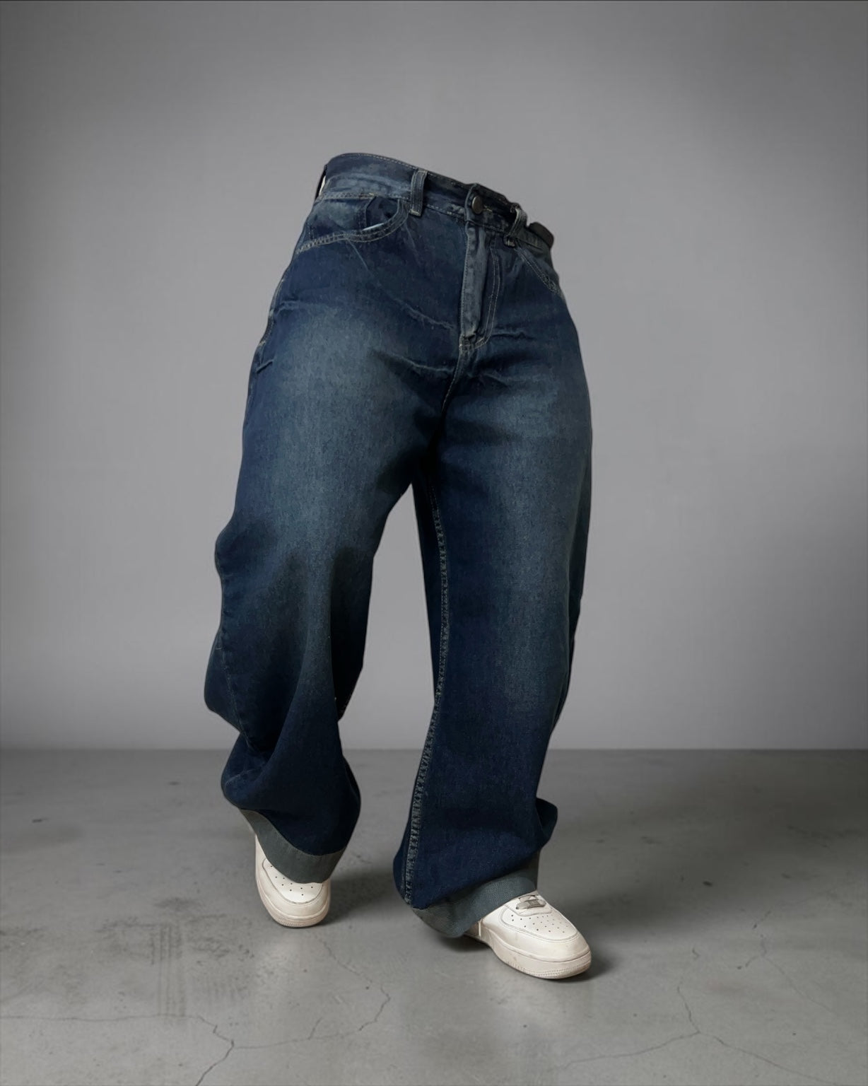 Jeans Baggy “Deep Blue”