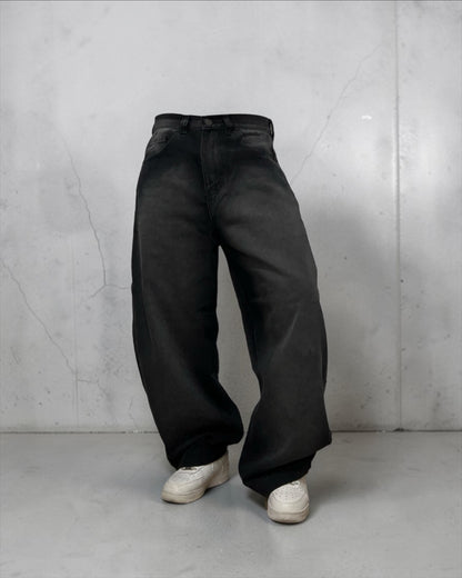 Baggy Jean Gris desgastado 100% algodón.