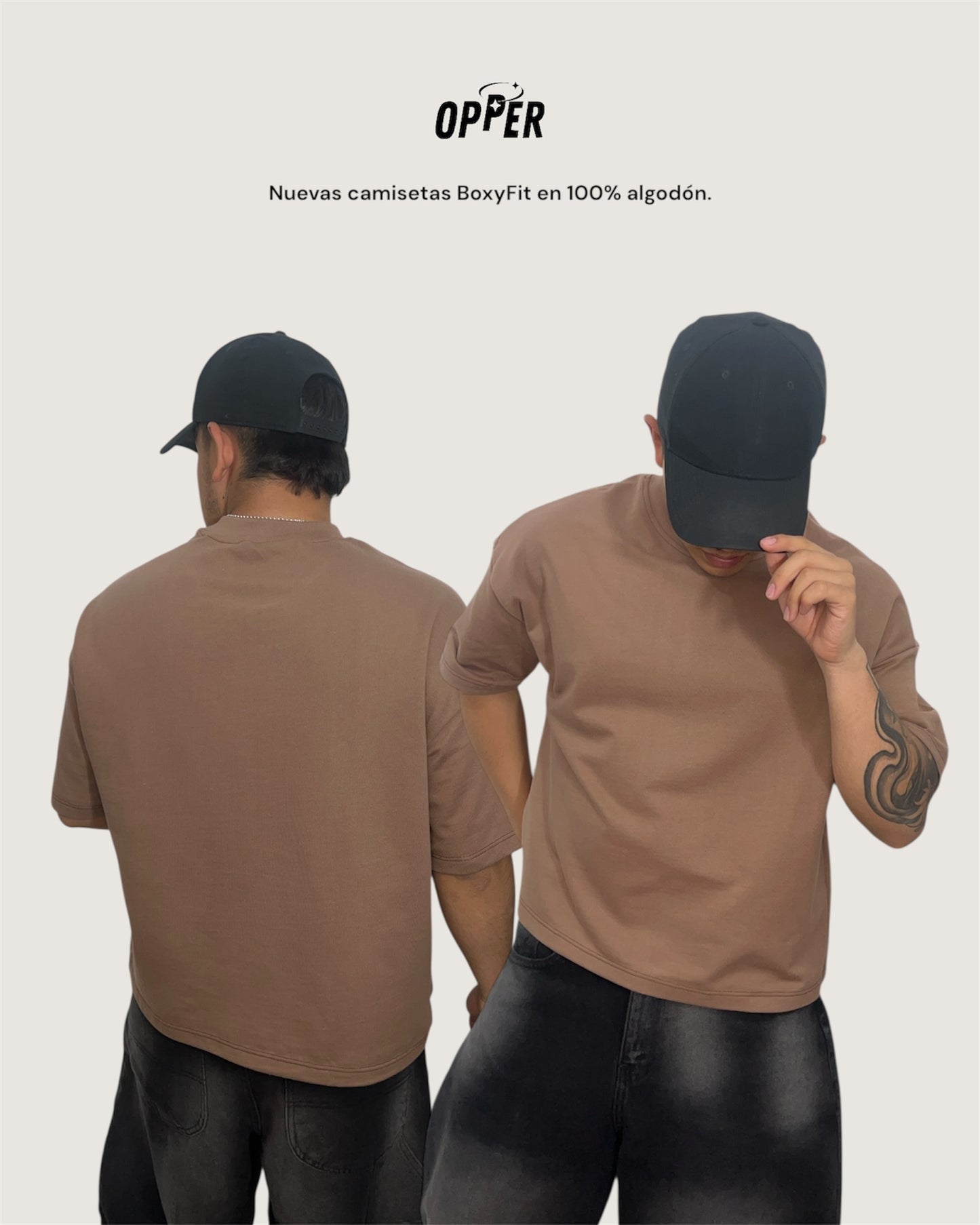 Camisetas BoxyFit básicas talla única