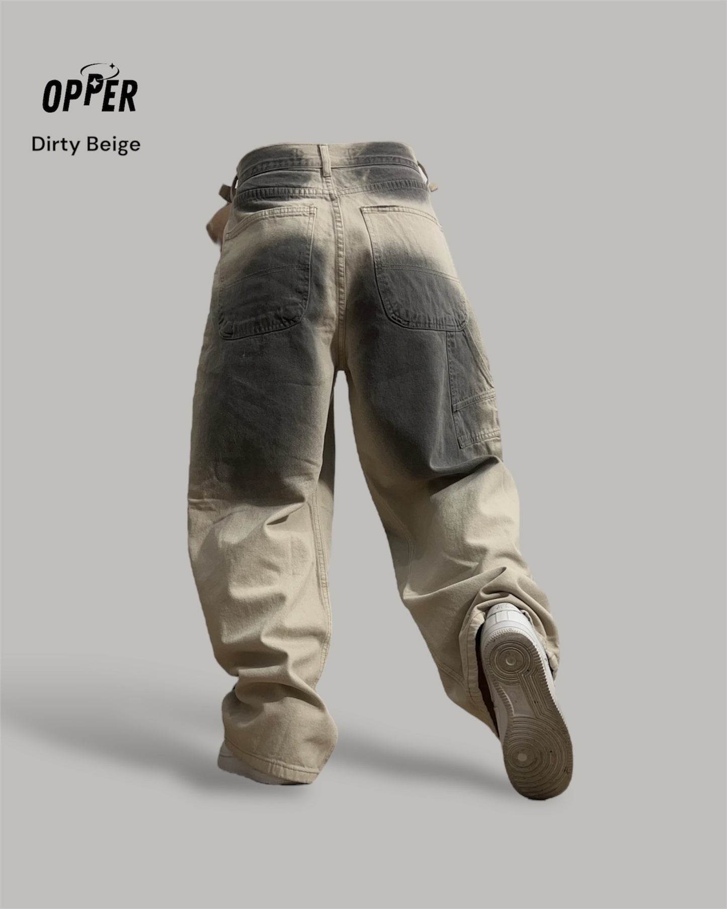Baggy Jean Dirty Beige