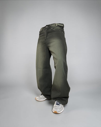 Baggy tono especial “verde ocre”