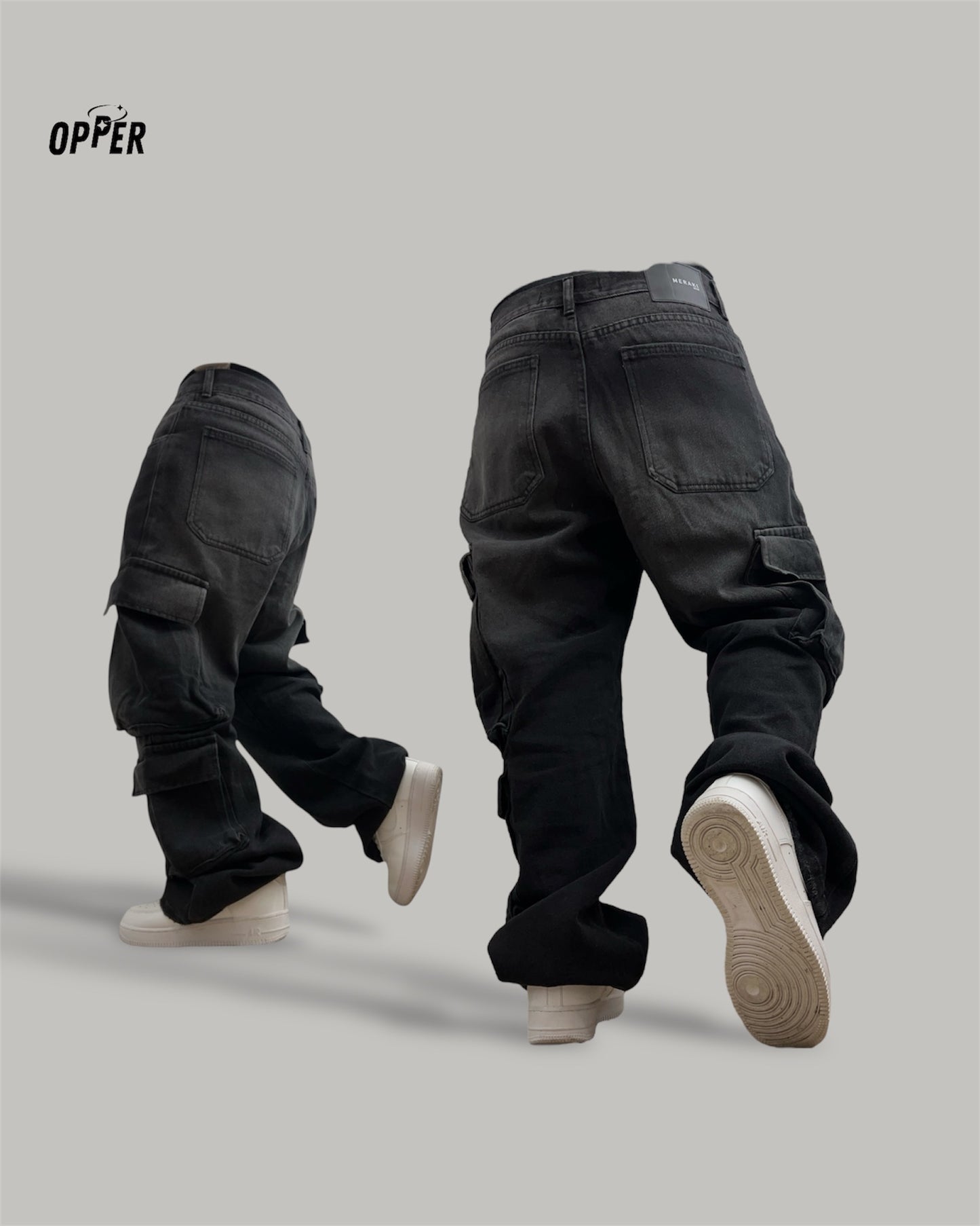 Cargo Jean ringside 100% algodón| Gris volcano