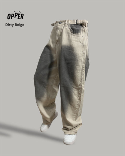 Baggy Jean Dirty Beige