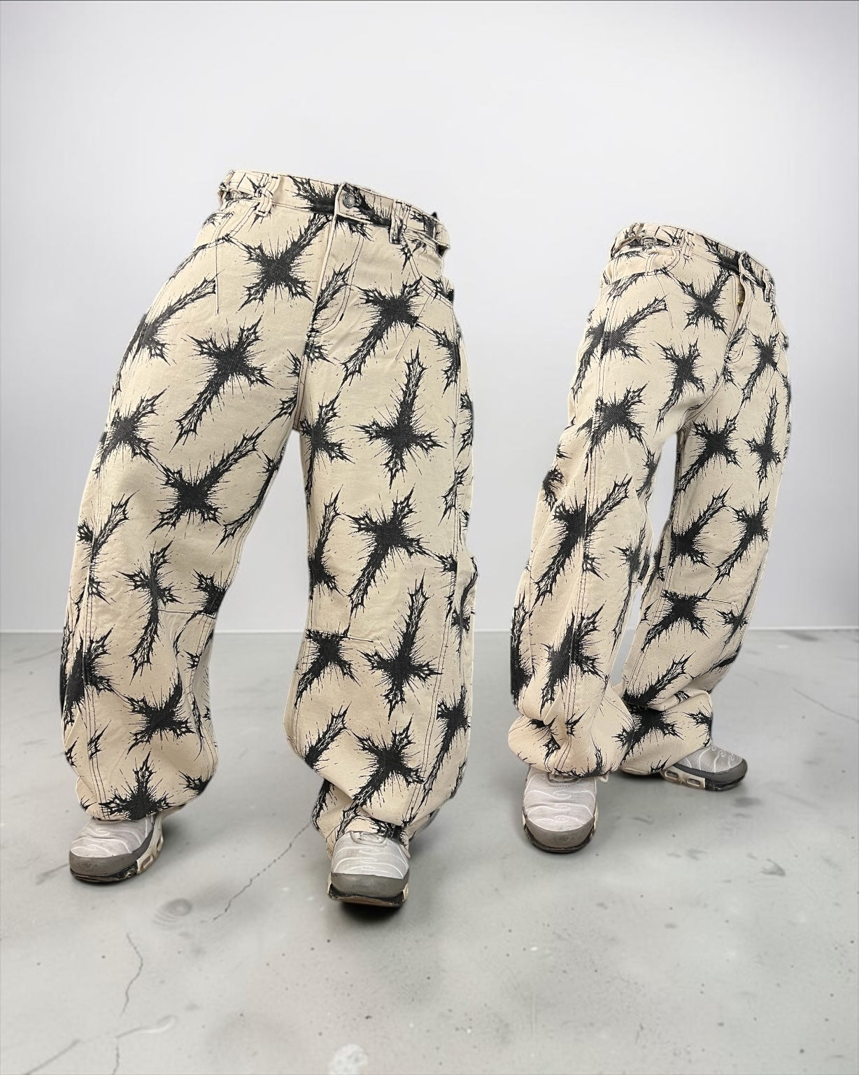 Baggy Tono especial “Cream Cross”