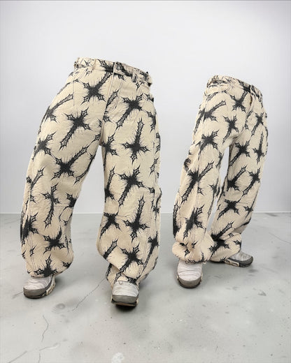 Baggy Tono especial “Cream Cross”