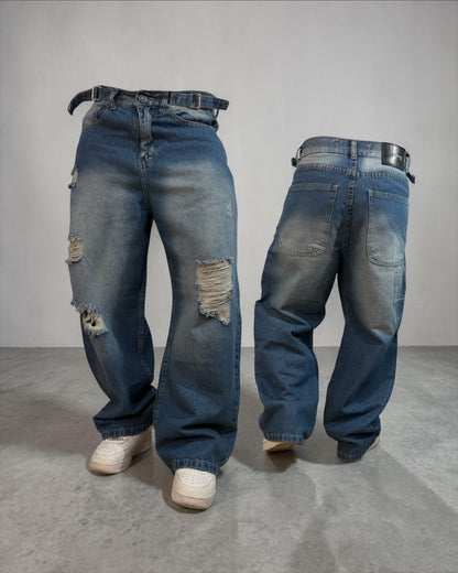 Baggy “Azul Abrasivo”