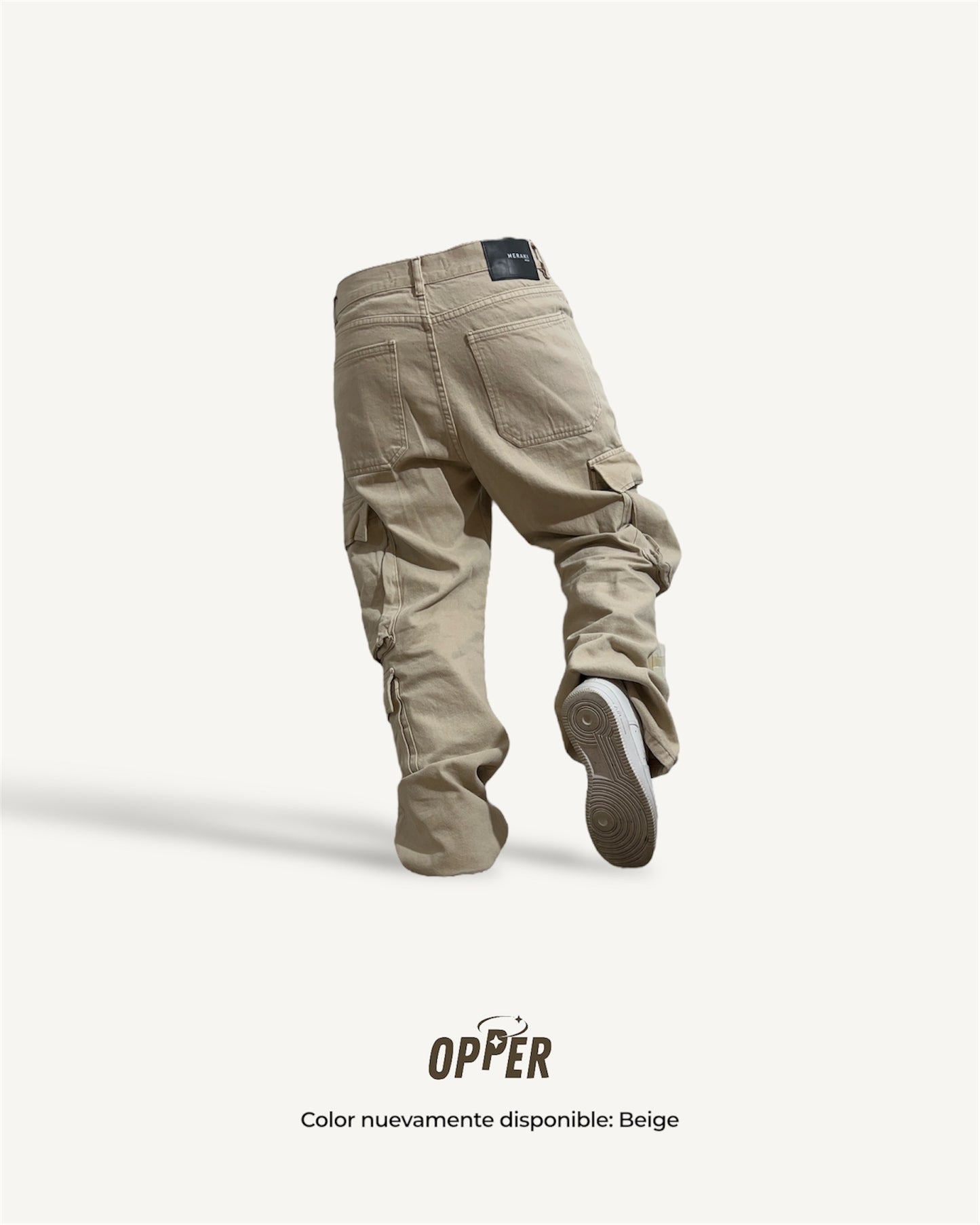 Cargo Jean Ringside Beige