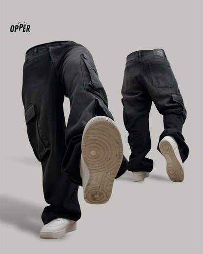 Cargo Jean ringside 100% algodón| Gris volcano