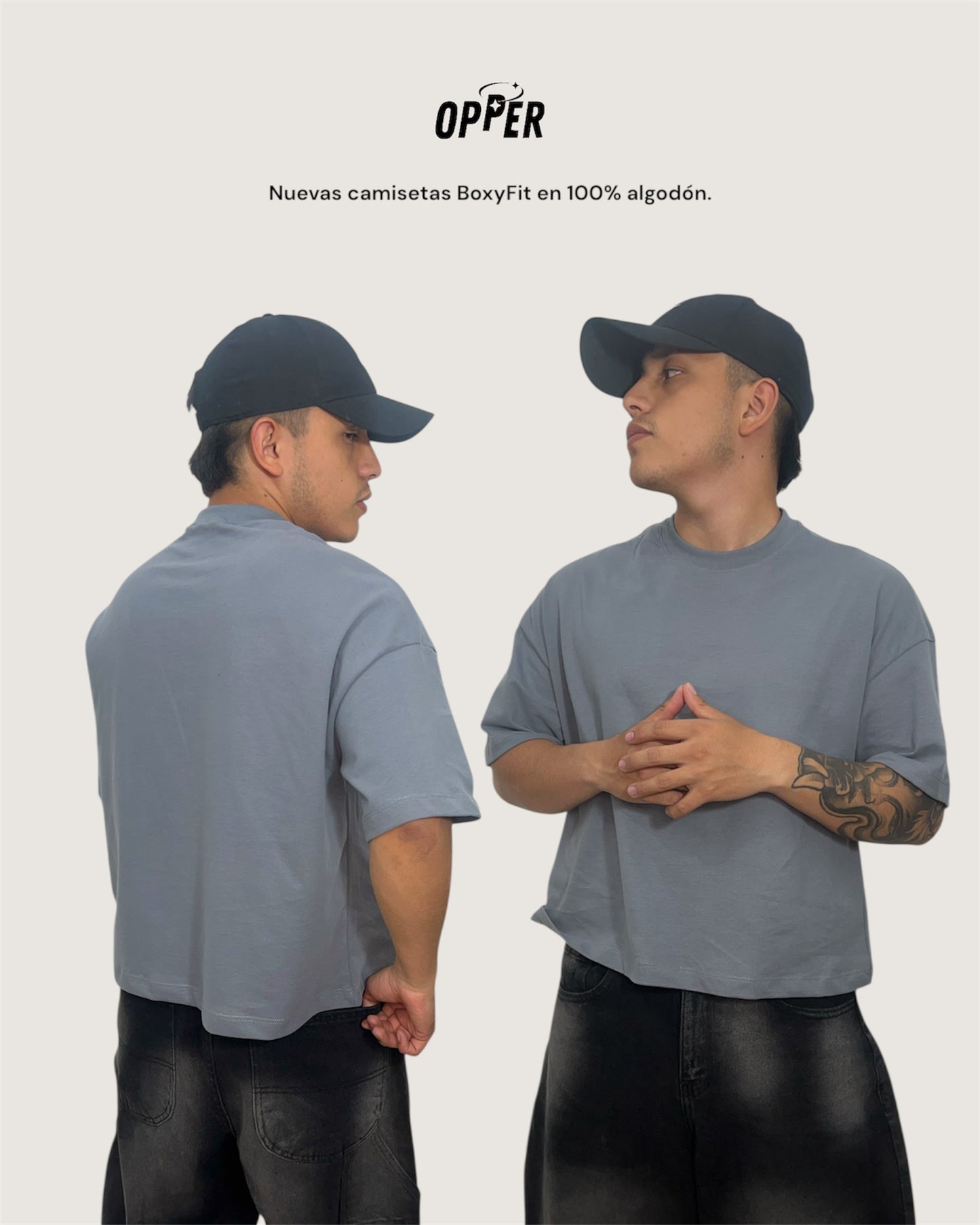 Camisetas BoxyFit básicas talla única