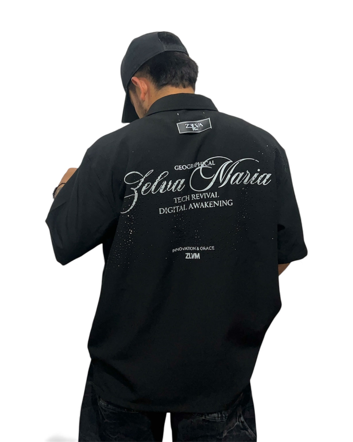 Camisas con piedreria de alto gramaje