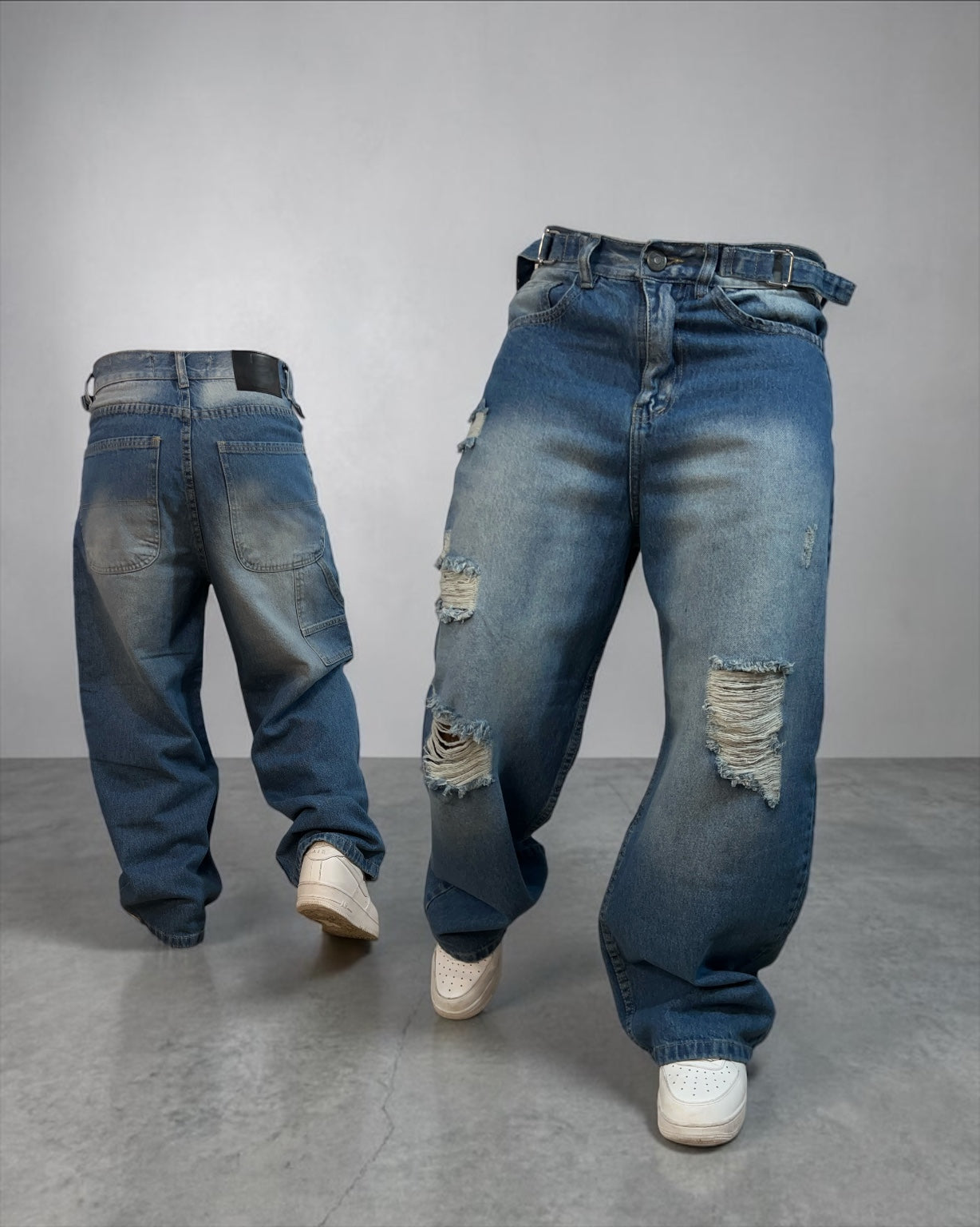 Baggy “Azul Abrasivo”