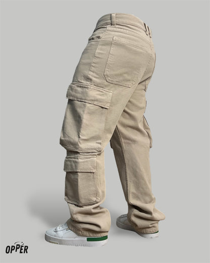 Cargo Jean Ringside Beige