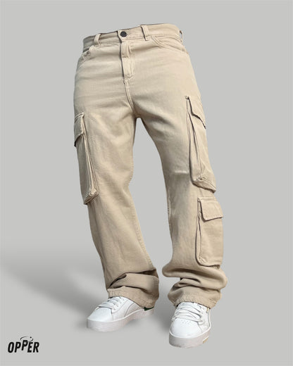 Cargo Jean Ringside Beige