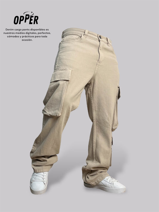 Cargo Jean Ringside Beige